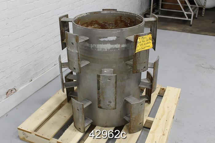 Used Voith Size 20 Stainless Steel 15 Foil Rotor #42962