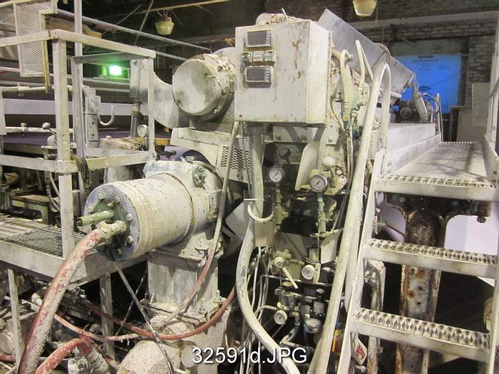 Used Rice Barton Complete Fourdrinier Paper Machine, 117" Wire Width #32591