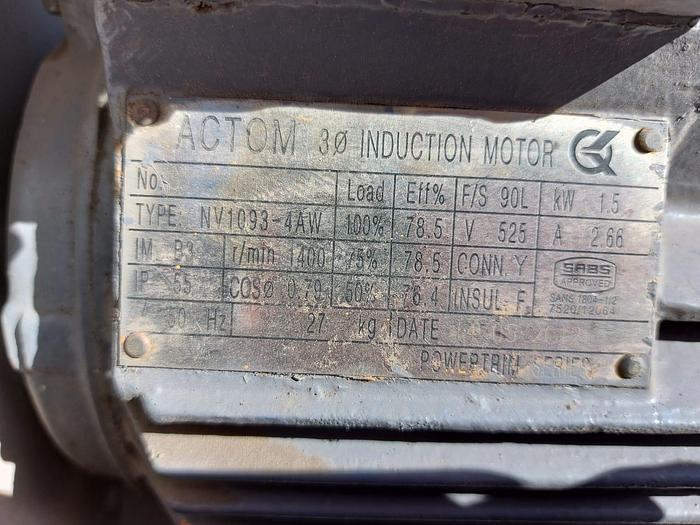 Used Donkin 1.5kw Fan