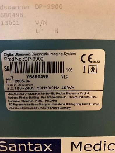 Used For Sale MINDRAY DP-9900 OB / GYN - Vascular Ultrasound