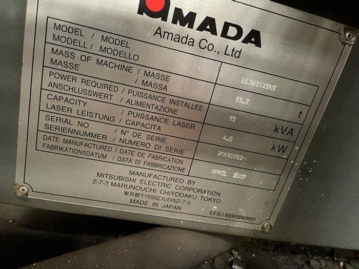 Used 2007 AMADA - LASER LC-3015 WITH AUTOMATIC LOADING AND STORAGE