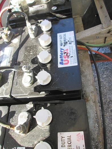 Used Club car electric utility cart with dump bed