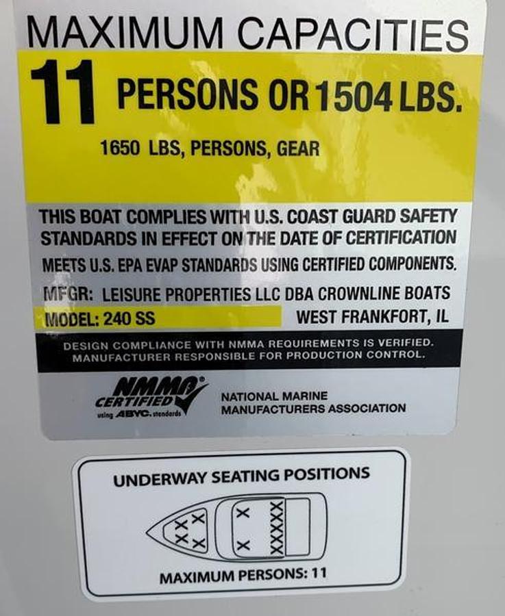 2024 Crownline 240SS