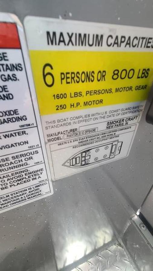 Used 2024 Smoker Craft Phantom 20 X2 OS