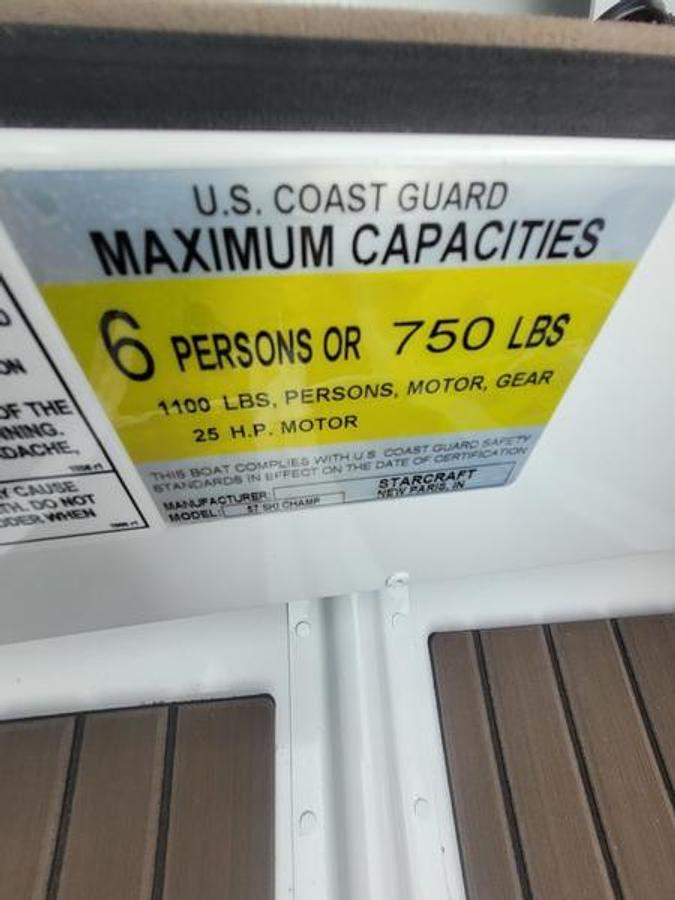 2025 Starcraft Marine 57 Ski Champ