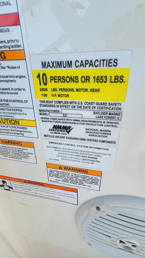 Used 2020 Bayliner E21 Element