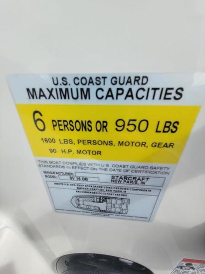 2025 Starcraft Marine SV OB 16 OB