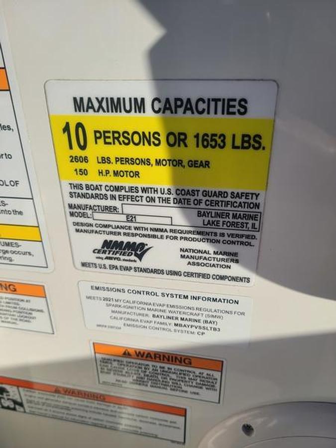 Used 2021 Bayliner Element E21