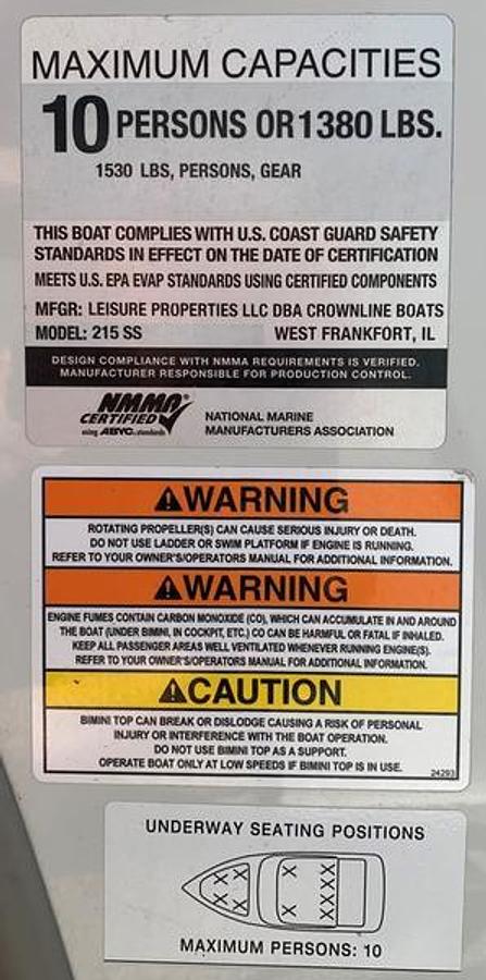 Used 2019 Crownline 215 SS