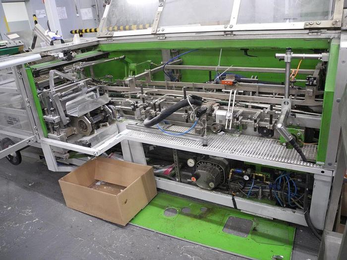 Used HARRO HOFLIGER FACIAL TISSUE CARTONER MODEL BK40-9