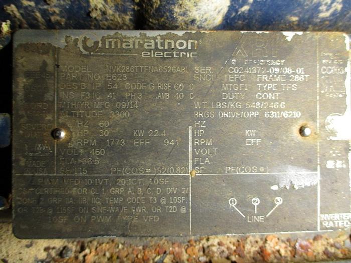 Used 4X6X13 40HP CLEANER PUMP