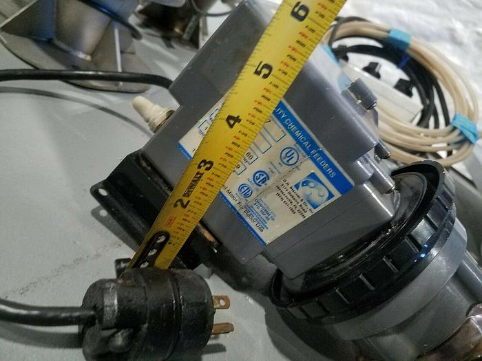 Used GH Stenner Chemical Acid Feed Pump 17 GPD