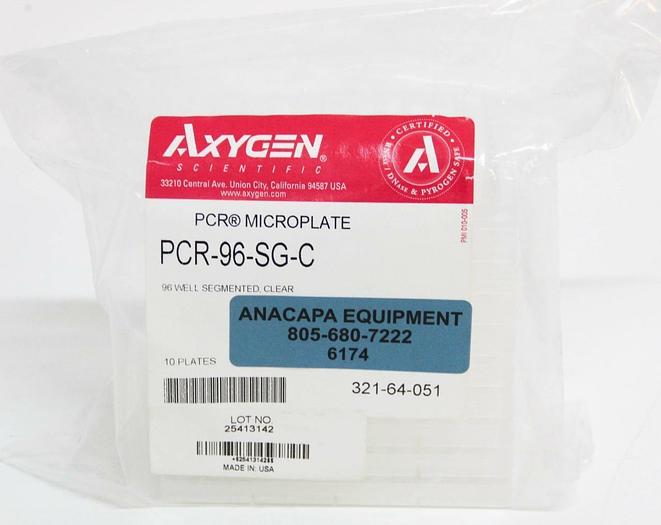 Corning Axygen PCR-96-SG-C 96-Well x 200µL PCR Microplate Non-Sterile NEW (6174)