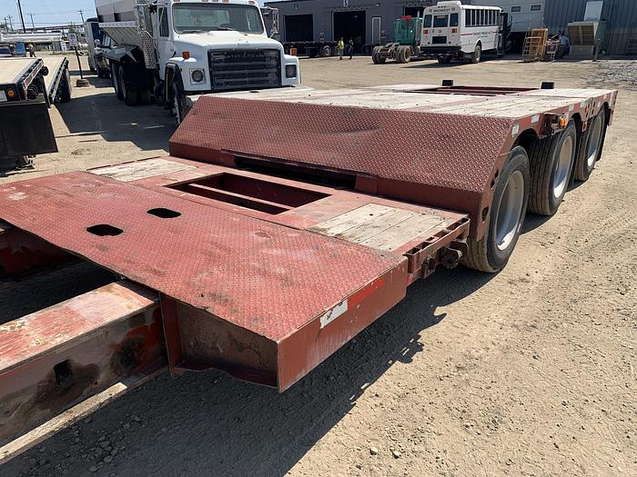 Used 2014 Trail King Double Drop Trombone Low Bed Combination