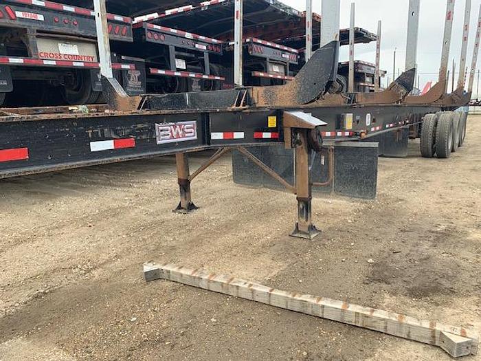 Used 2020 BWS Tridem Hay Rack Logging Trailer