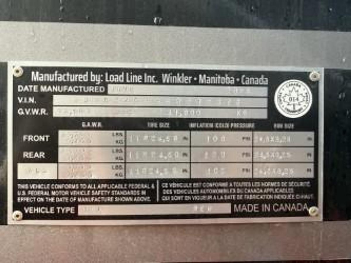 2025 Load Line 40’ Tridem Clam Dump