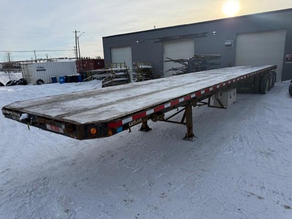 Used 2013 Cancade 53' Tridem Flat Deck/Highboy