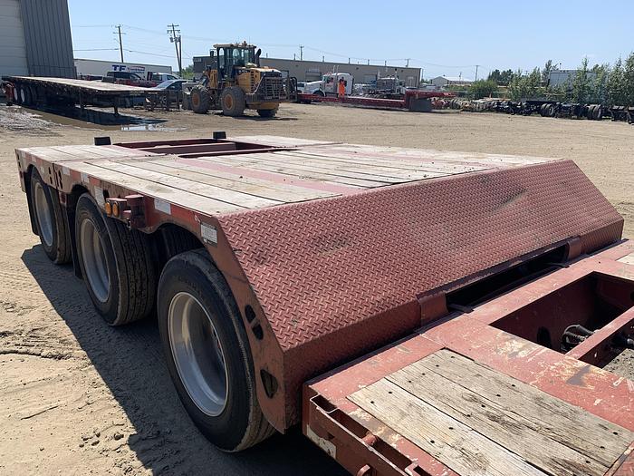 Used 2014 Trail King Double Drop Trombone Low Bed Combination