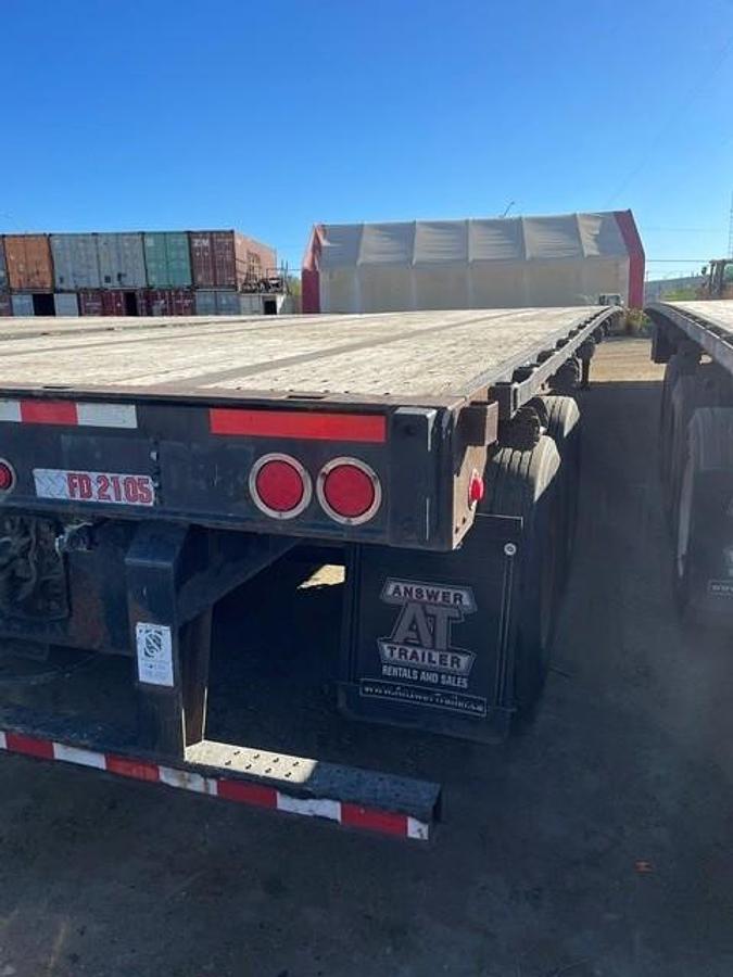 Used 2009 Great Dane 53' Tandem Flat Deck/Highboy Flatbed