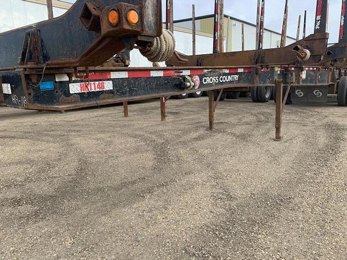Used 2016 Cross Country Tridem Hay Rack Logging Trailer