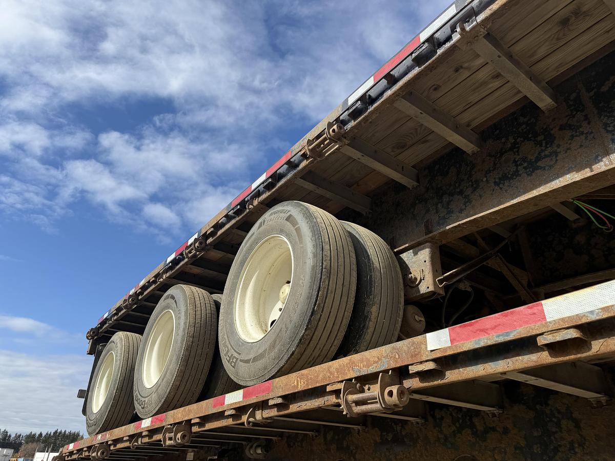 Used 2014 Manac 53' Tridem Flat Deck/Highboy