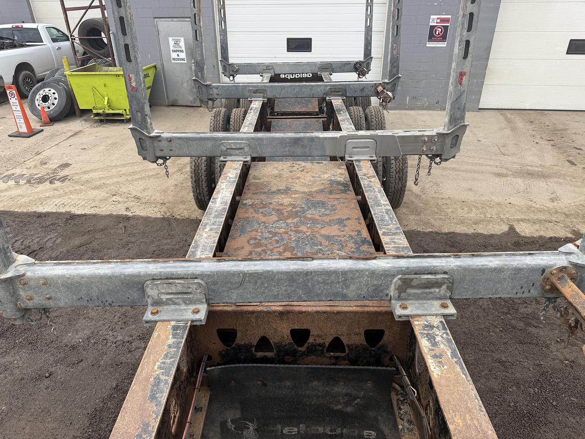 Used 2016 Deloupe Tridem Hay Rack Logging Trailer