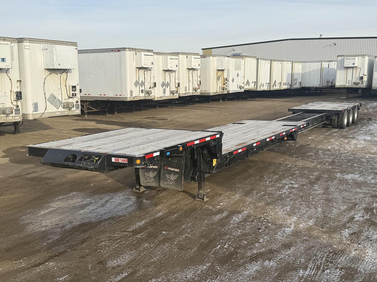 Used 2011 Manac 53' Tridem Extendable/Trombone Step Deck