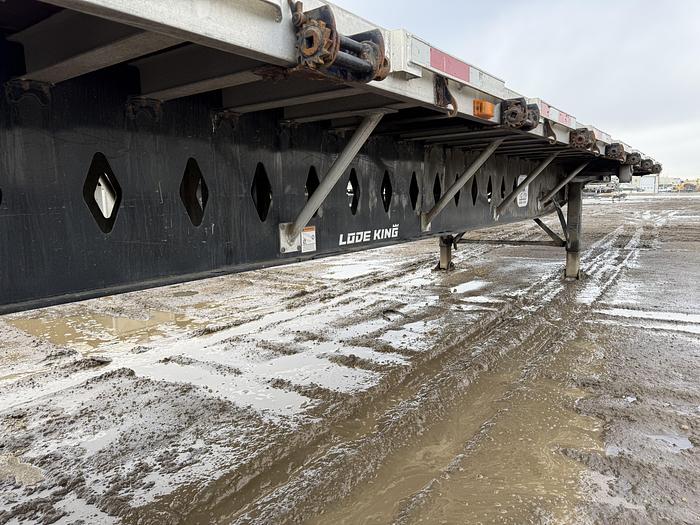 Used 2018 Lode King 48' Tandem Flat Deck/Highboy Steel/Aluminum Combo