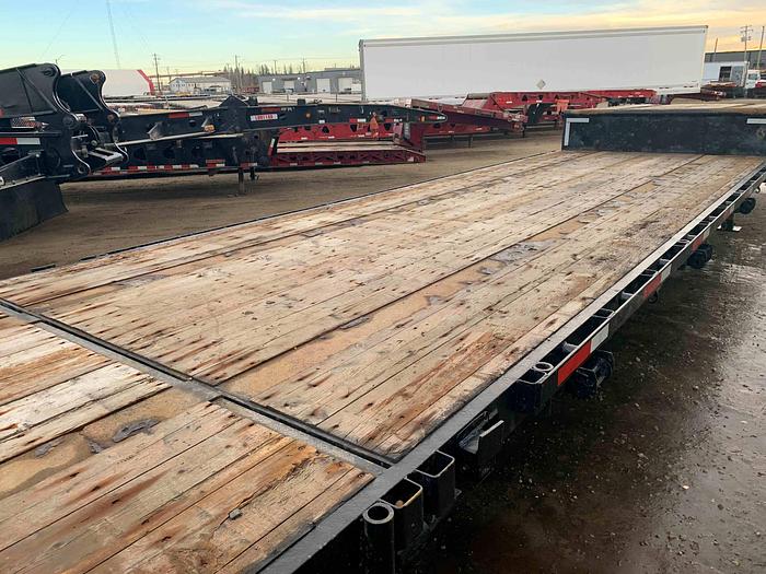 Used 2012 Manac Tridem Step Deck - Extendable/Trombone