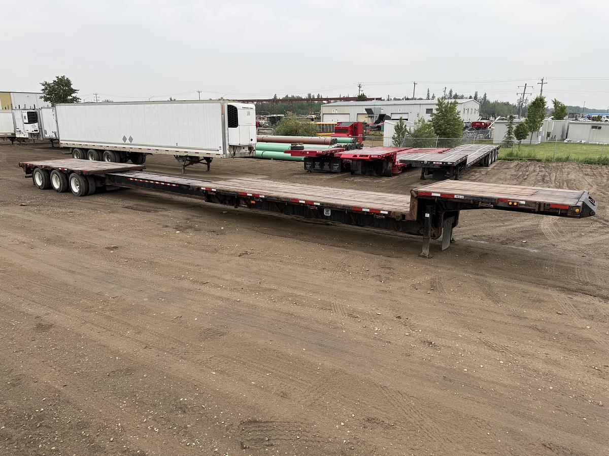 Used 2012 Manac 53' Step Deck Extendable/Trombone