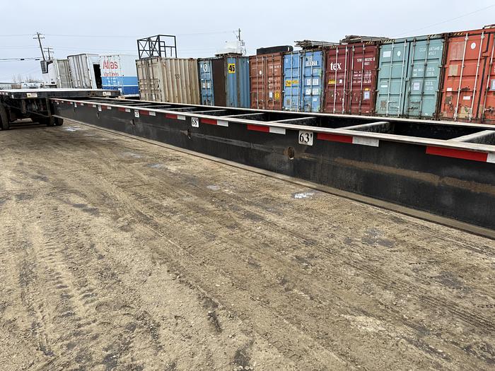 Used 2015 Fontaine 53' Tridem Extendable/Trombone Flat Deck