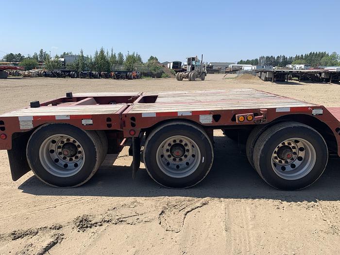 Used 2014 Trail King Double Drop Trombone Low Bed Combination