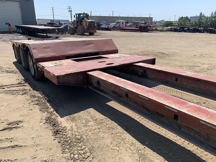 Used 2014 Trail King Double Drop Trombone Low Bed Combination