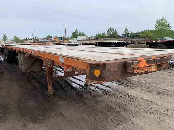 Used 2012 Manac 53' Tridem Flat Deck/Highboy