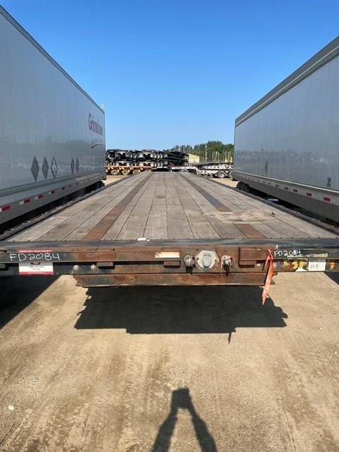 Used 2014 Manac 53' Tridem Flat Deck/Highboy