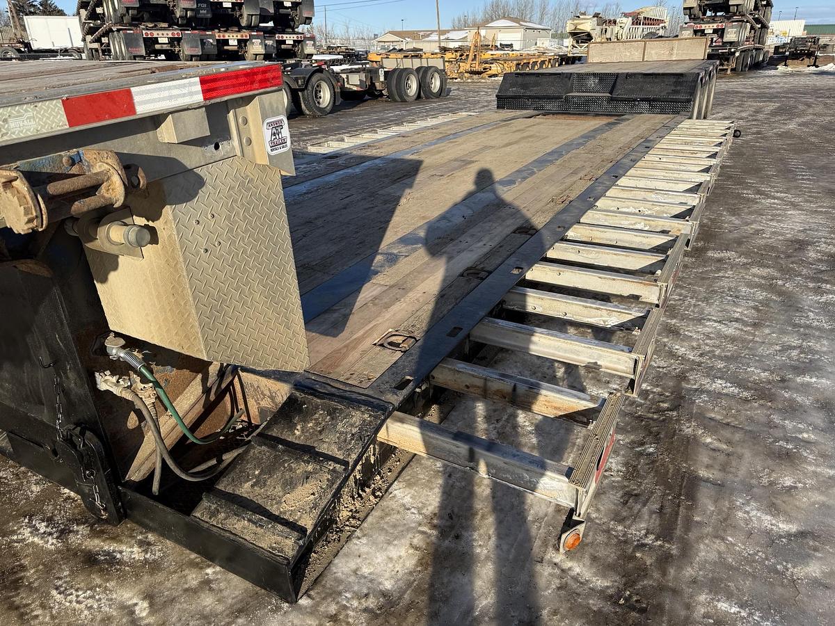 Used 2012 Muvall Tridem Double Drop Ag Trailer Mechanical RGN