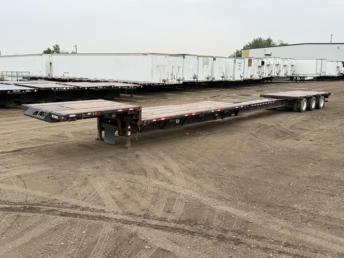 Used 2012 Manac 53' Step Deck Extendable/Trombone