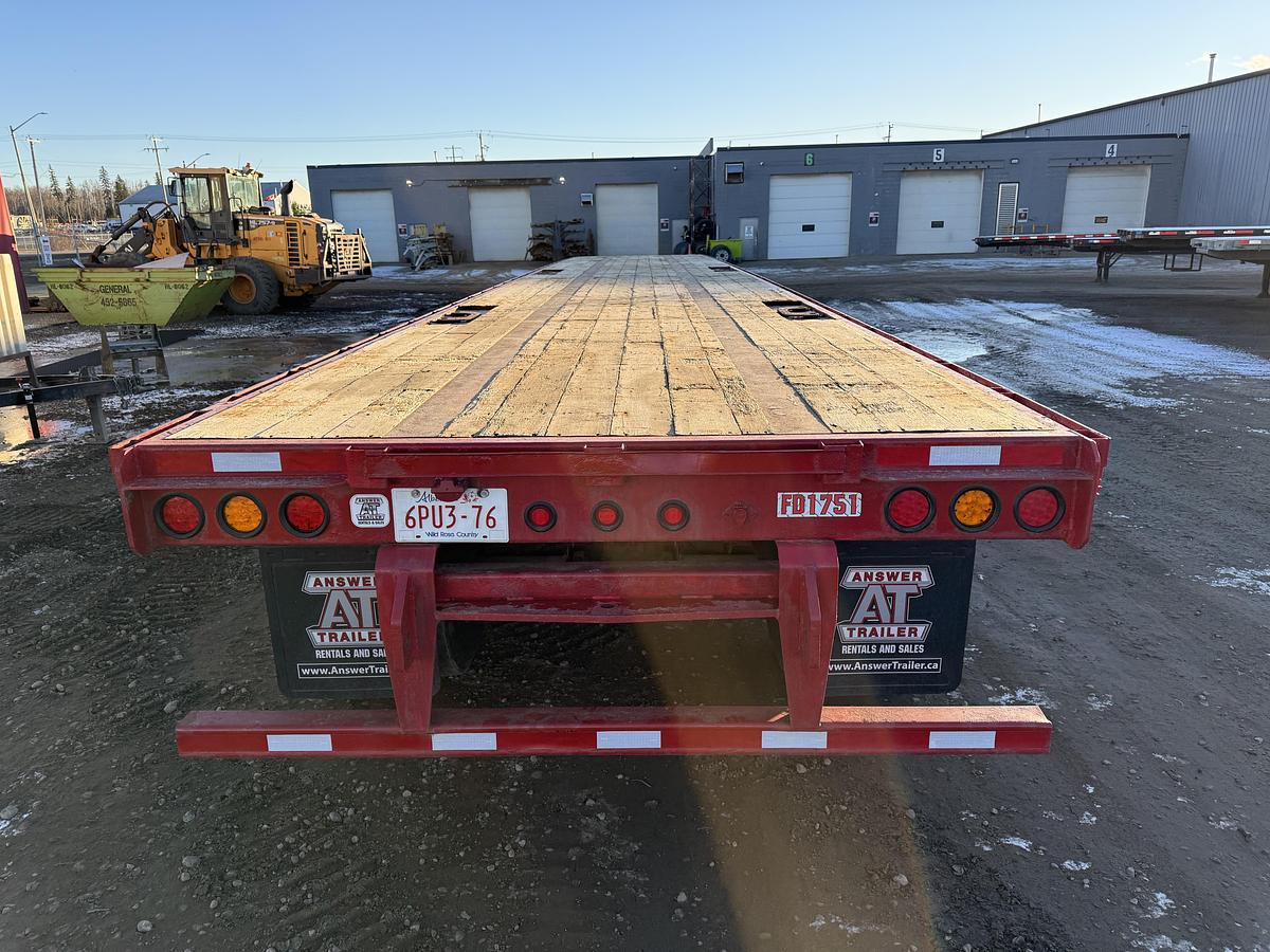 Used 2015 Manac 53' Tridem Flat Deck/Highboy