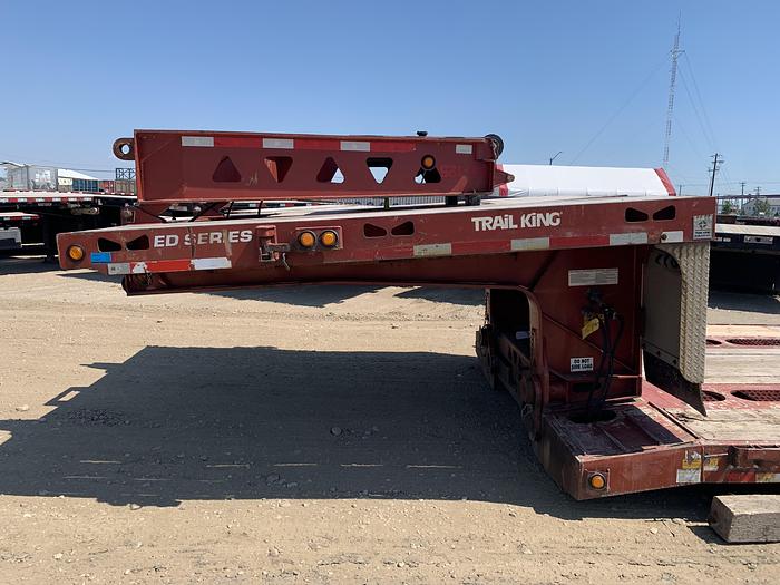 Used 2014 Trail King Double Drop Trombone Low Bed Combination
