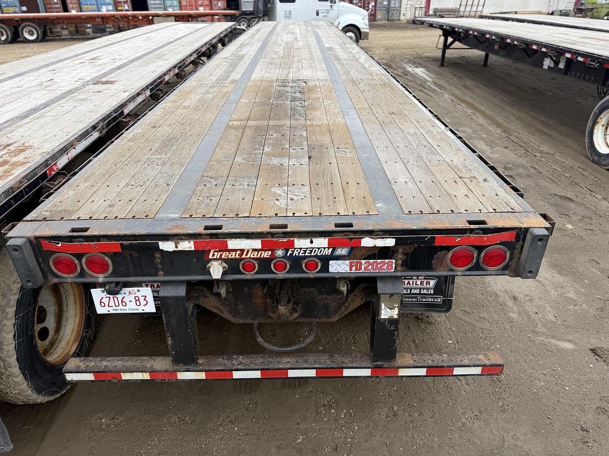 Used 2013 Great Dane 53' Tandem Flat Deck/Highboy Flatbed #FD2028