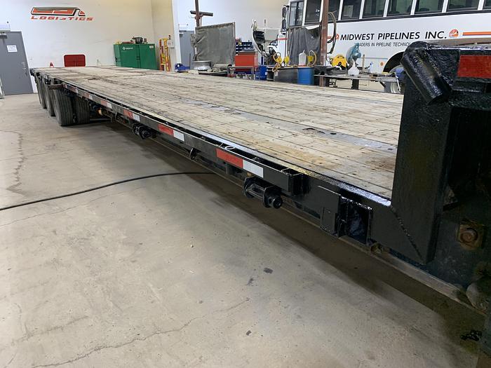 Used 2012 Manac 53' Tridem Extendable/Trombone Step Deck