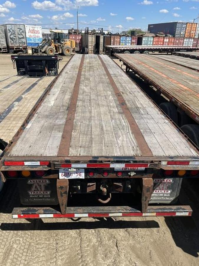 Used 2017 Manac 48' Tandem Flat Deck/Highboy Flatbed - #FD1001