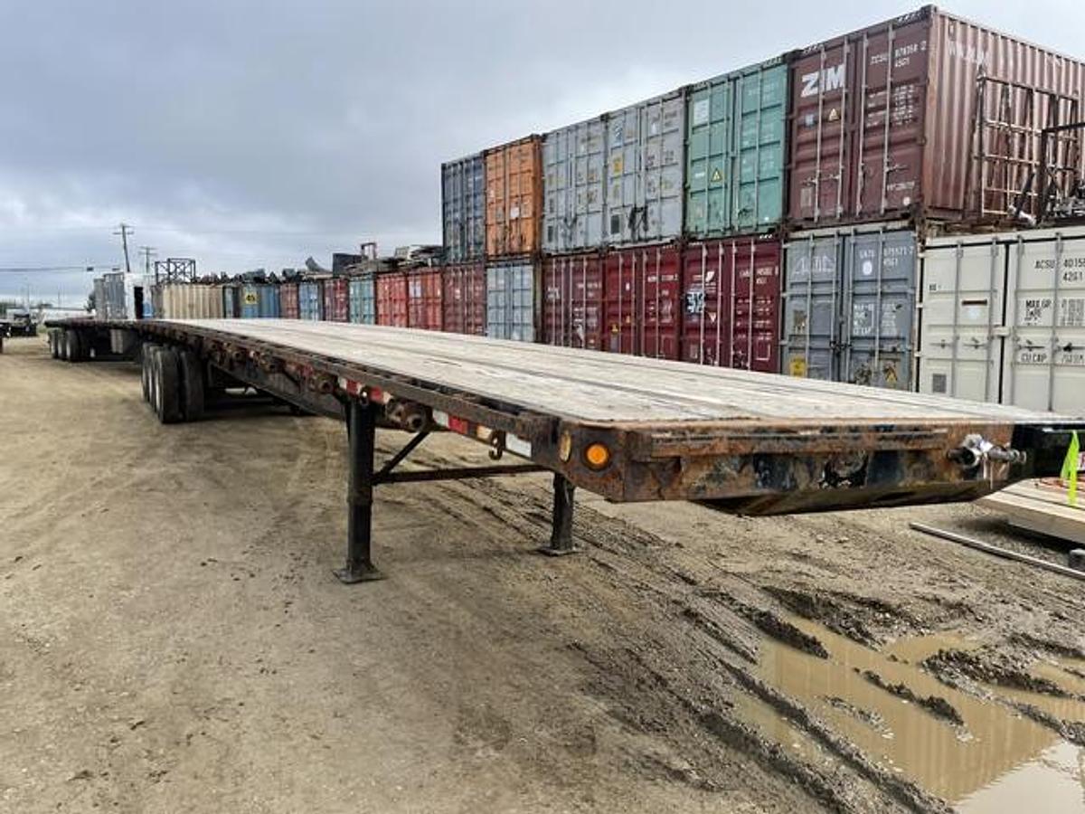 Used 2012 Great Dane 53' Tridem Flat Deck/Highboy