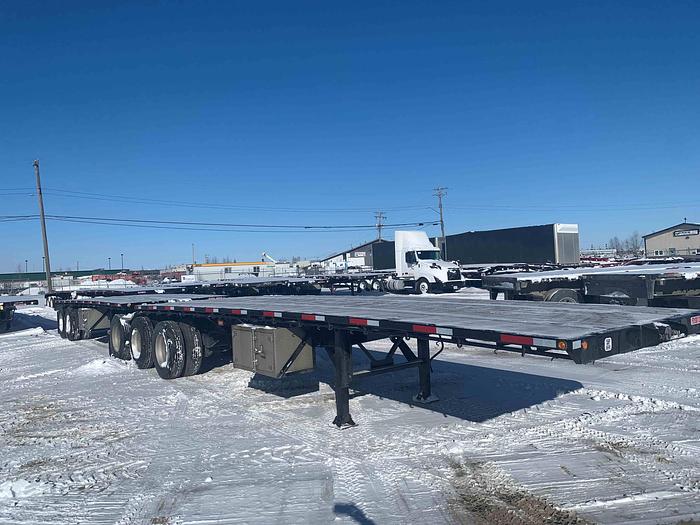 Used 2015 Manac Flat Deck Super B Lead/Pup