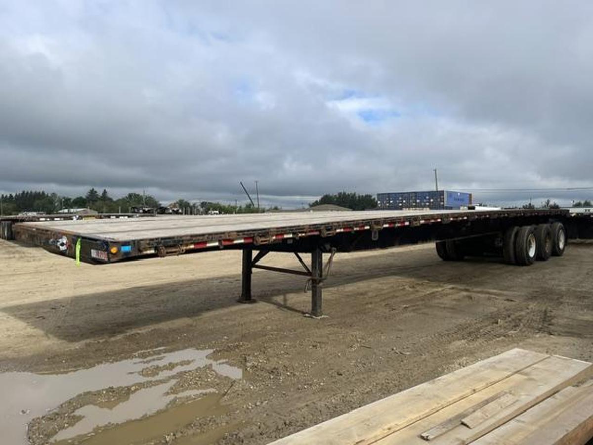 Used 2012 Great Dane 53' Tridem Flat Deck/Highboy