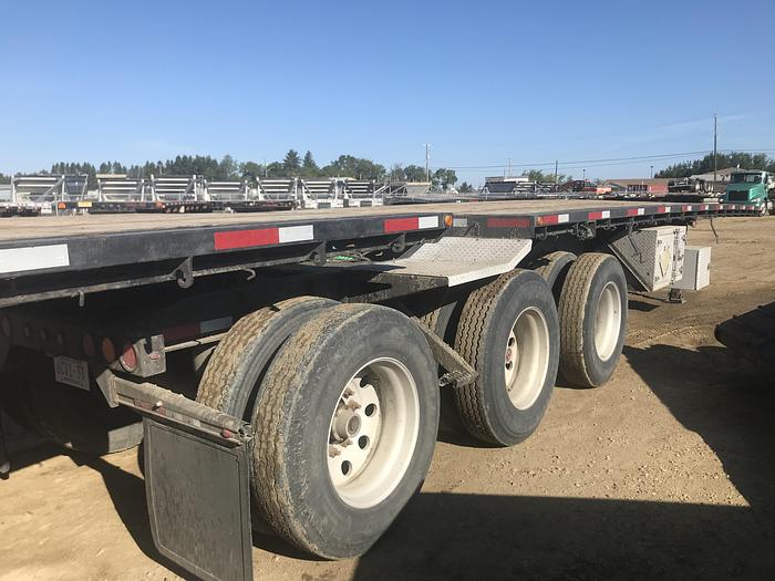 Used 2014 Manac Super B Flat Deck Trailer ATSB-230