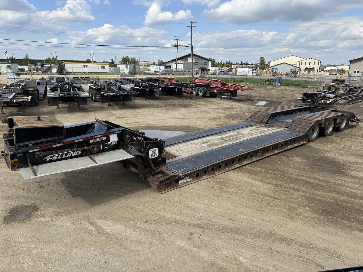 Used 2012 Felling Tridem Hydraulic Low Bed