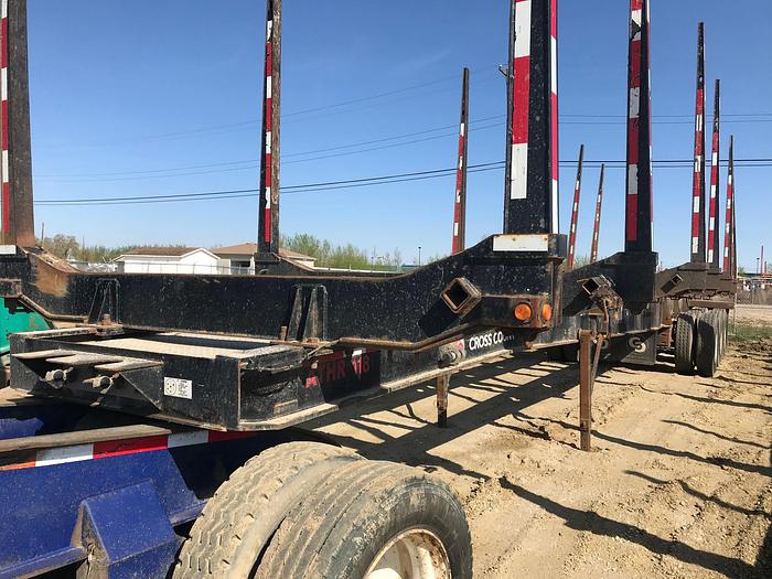 Used 2016 Cross Country Tridem Hayrack Logging Trailer