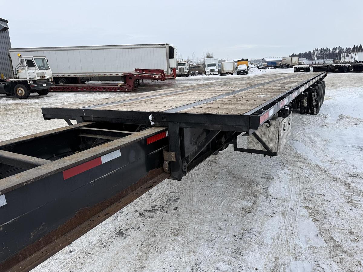 Used 2007 Manac 53' Tridem Extendable/Trombone Flat Deck
