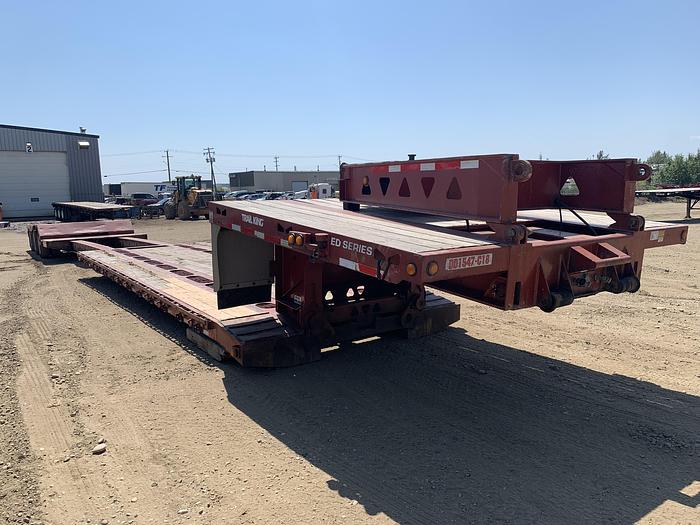 Used 2014 Trail King Double Drop Trombone Low Bed Combination